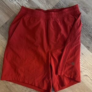 Lululemon Men’s Red Athletic Shorts Size Small | Run Train Swift Pace Breaker